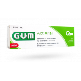 Gum ActiVital gel dentifrice fluoré Q10 - Tube 75 ml menthe fraîche