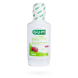 Gum Activital bain de bouche fluoré menthe fraîche 300 ml