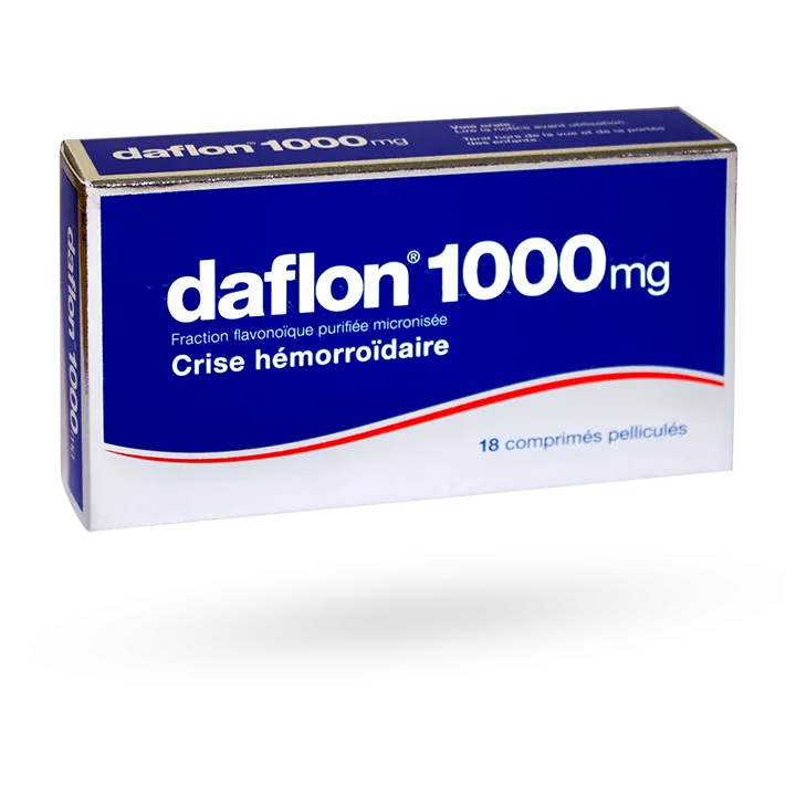 Daflon 1000 mg crise hémorroïdaire 18 comprimés