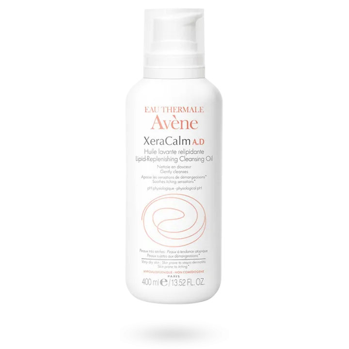 Avène XeraCalm AD Huile lavante relipidante flacon pompe de 400 ml