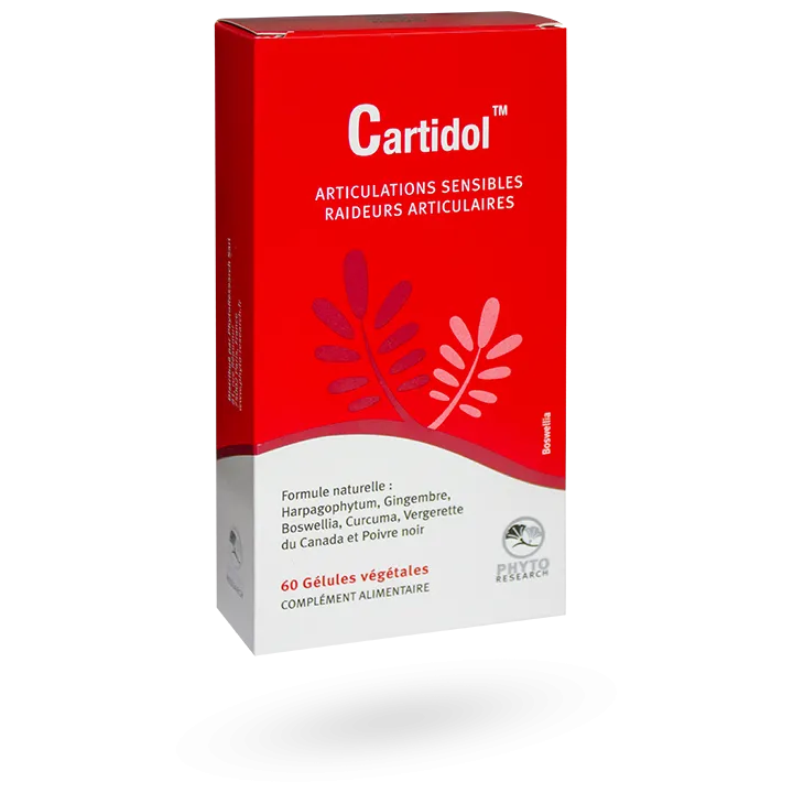 Cartidol articulations sensibles et raideurs articulaires 60 gélules