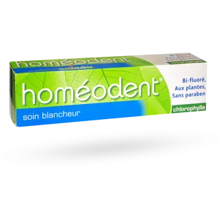 Homéodent soin blancheur bi-fluoré chlorophylle Boiron 75 ml