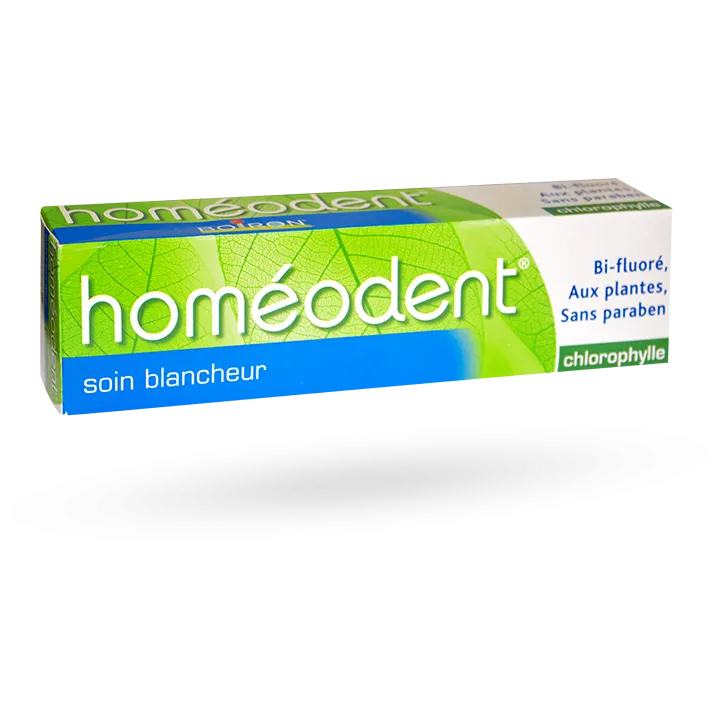 Homéodent soin blancheur bi-fluoré chlorophylle Boiron 75 ml