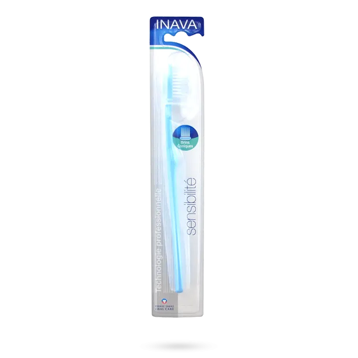Inava Brosse à dents Sensibilité brins coniques bleu 