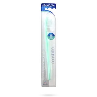 Inava Brosse à dents Sensibilité brins coniques verte