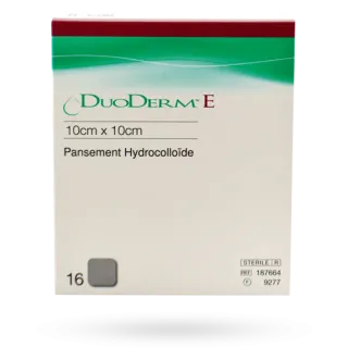 DuoDerm E pansement hydrocolloïde 10 cm x 10 cm boite de 10 pansements