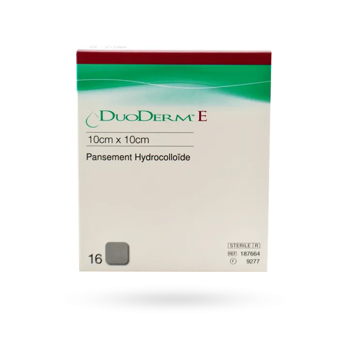 DuoDerm E pansement hydrocolloïde 10 cm x 10 cm boite de 10 pansements