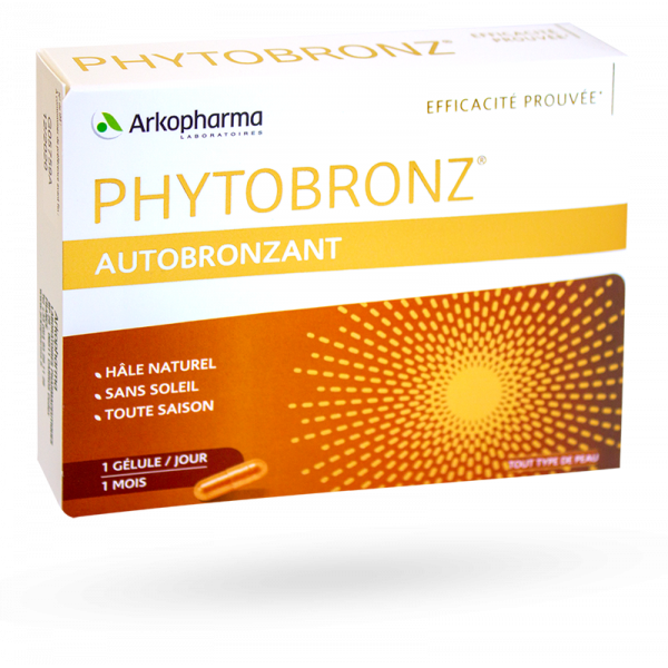 Phytobronz Autobronzant Arkopharma Tout Type De Peau 30 Gélules