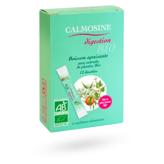 Calmosine Digestion boisson apaisante aux extraits de plantes Bio 12 dosettes