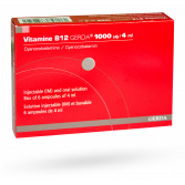 Vitamine B12 Gerda 1000 μg/4ml - 6 ampoules