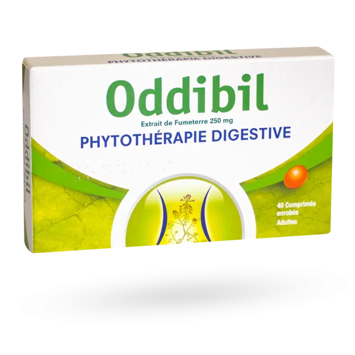 Oddibil 250 mg phytothérapie digestive boite de 40 comprimés