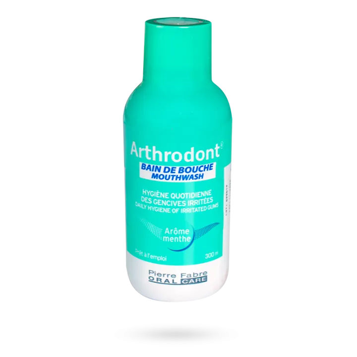 Arthrodont bain de bouche gencives irritées menthe flacon 300 ml