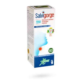 Salvigorge 2Act spray pour la gorge 100% naturel Aboca 30 ml