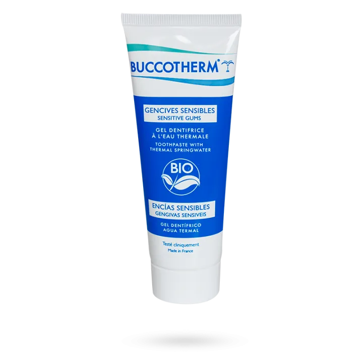 Buccotherm gel dentifrice à l'eau thermale BIO gencives sensibles 75 ml