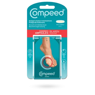 Pansements ampoules petit format Compeed 6 pansements