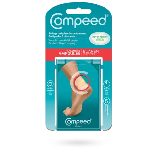 Pansements ampoules moyen format Compeed 5 pansements