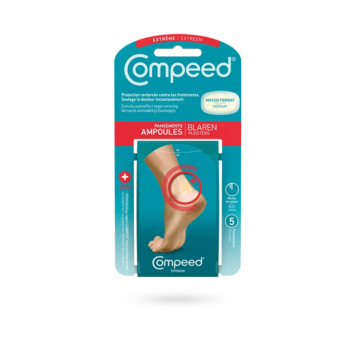 Pansements ampoules Extrême moyen format Compeed 5 pansements