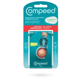 Pansements ampoules plante du pied Compeed 5 pansements
