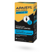 Apaisyl anti-poux Xpress 15' lotion 2 en 1 - 100 ml + peigne