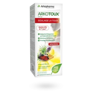 Arkotoux sirop contre la toux Arkopharma flacon de 140 ml