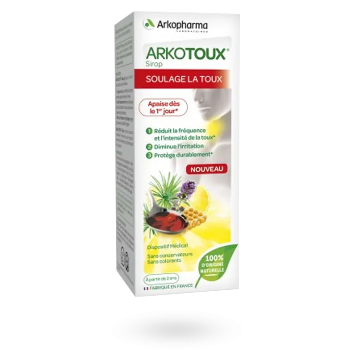 Arkotoux sirop contre la toux Arkopharma flacon de 140 ml