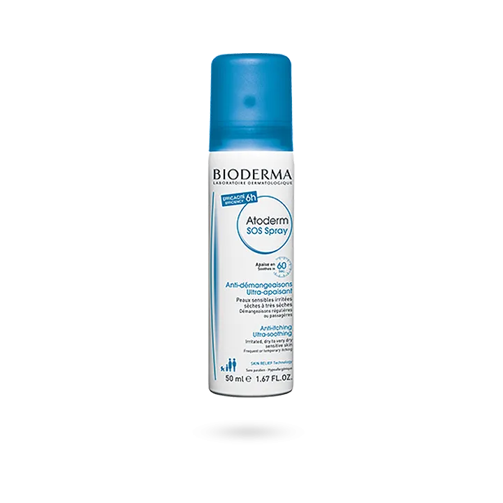 Bioderma Atoderm SOS Spray anti-démangeaisons ultra-apaisant 50 ml ou 200 ml