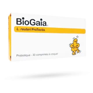 Biogaia probiotiques citron boite de 30 comprimés
