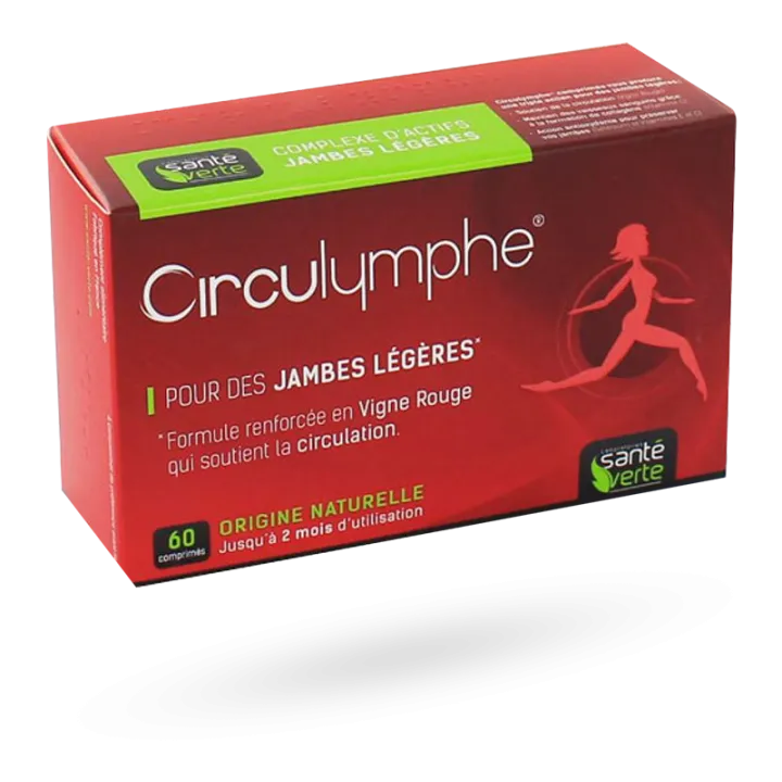 Circulymphe jambes légères Santé Verte 60 comprimés