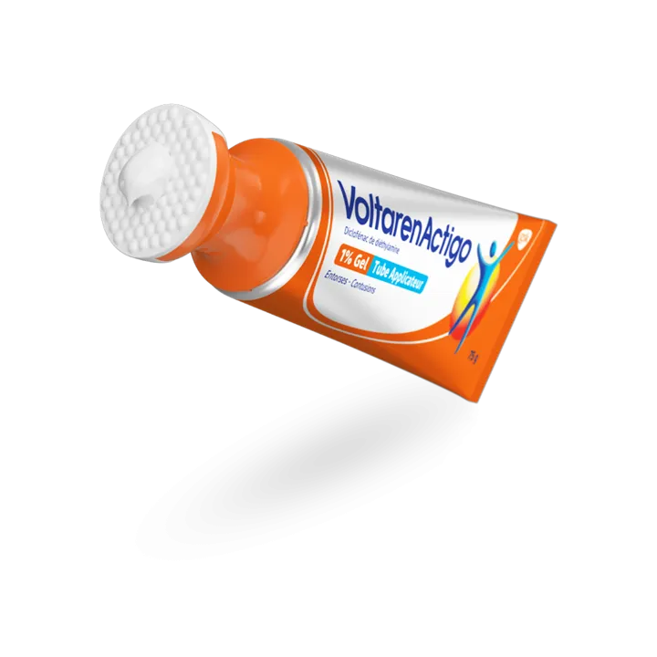 Voltaren Actigo gel 1% Diclofénac tube applicateur 75 g