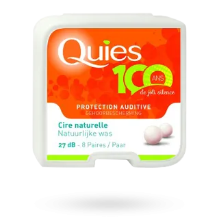 Boules Quies à la cire naturelle 8 paires de protection auditive