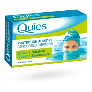 Boules Quies natation en silicone 3 paires de protection auditive