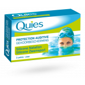 Boules Quies natation en silicone - 3 paires de protection auditive