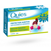 Boules Quies natation enfant en silicone - 3 paires de protection auditive