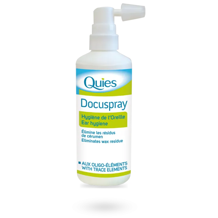 Docuspray Quies hygiène de l'oreille aux oligo-éléments spray auriculaire 100 ml