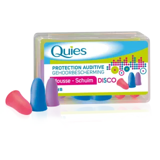 Boules Quies Mousse confort bruits forts 35 dB 3 paires Disco