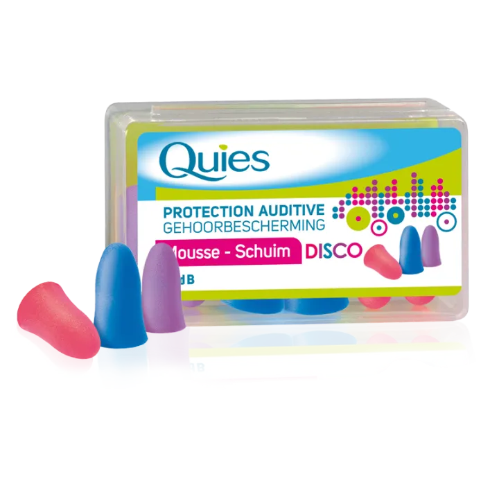Boules Quies Mousse confort bruits forts 35 dB 3 paires Disco