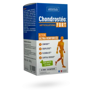 Chondrostéo+ Fort articulations action ultra renforcée 120 comprimés 