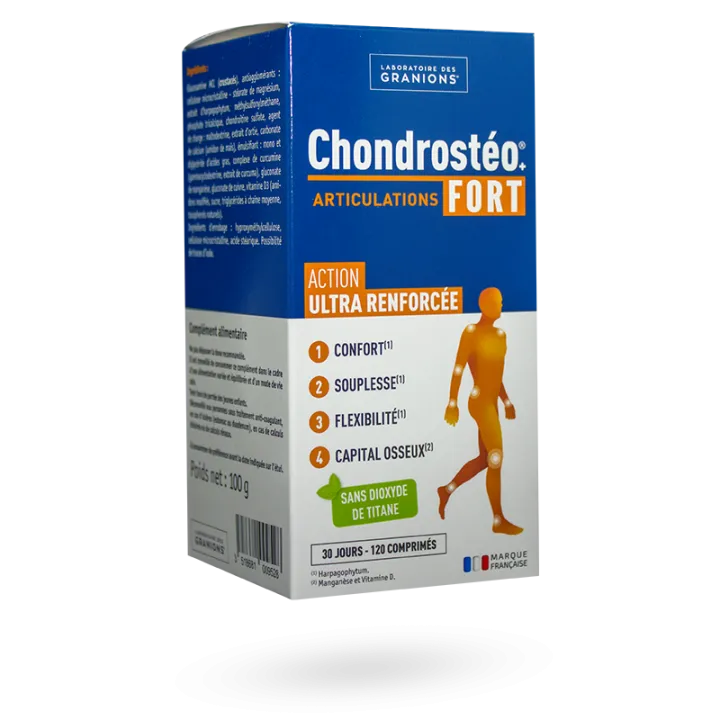 Chondrostéo+ Fort articulations action ultra renforcée 120 comprimés 