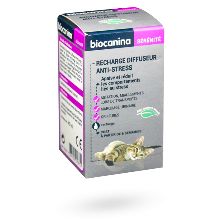 Biocanina Sérénité recharge diffuseur anti-stress chat 45 ml