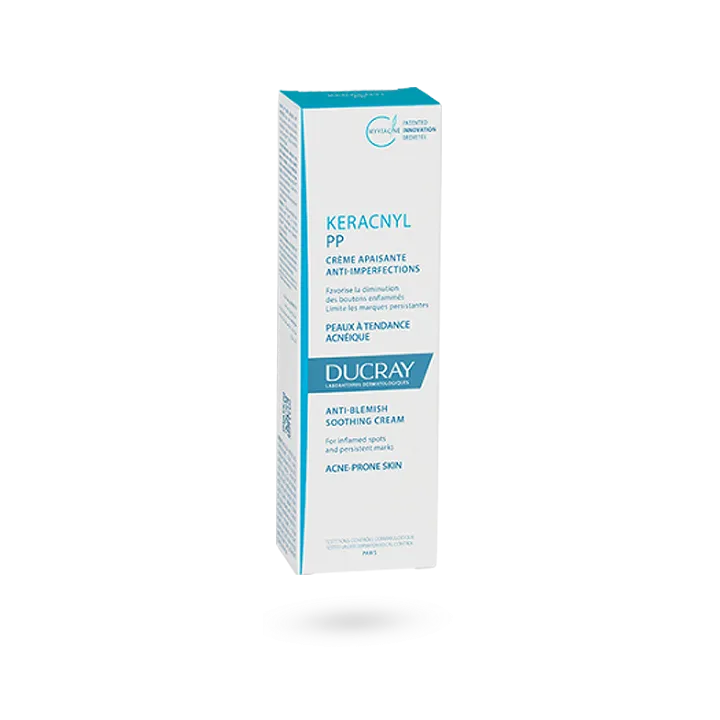 Keracnyl PP crème apaisante anti-imperfections Ducray tube de 30 ml