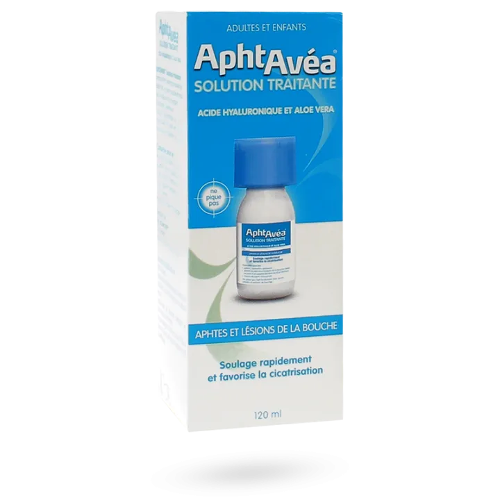 Aphtavéa solution acide hyaluronique et aloé vera flacon de 120 ml