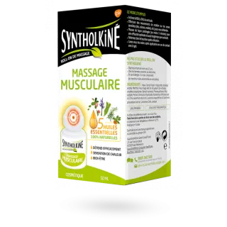 SyntholKiné massage musculaire 5 huiles essentielles roll-on de massage 50 ml