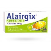 Alairgix Allergie Cétirizine 10 mg 