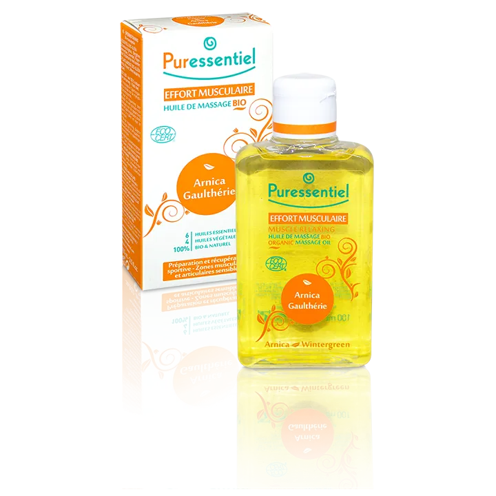 Puressentiel huile de massage BIO effort musculaire flacon 100 ml
