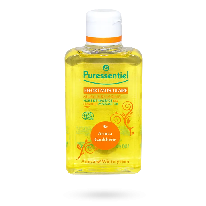 Puressentiel huile de massage BIO effort musculaire flacon 100 ml