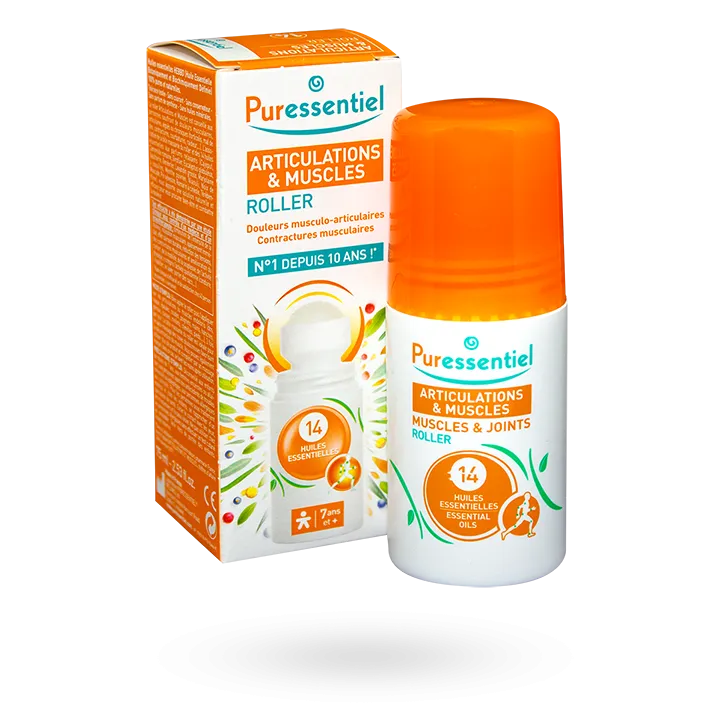 Puressentiel Roller articulations et muscles 14 huiles essentielles 75 ml