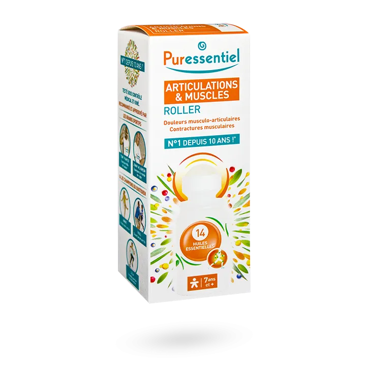 Puressentiel Roller articulations et muscles 14 huiles essentielles 75 ml