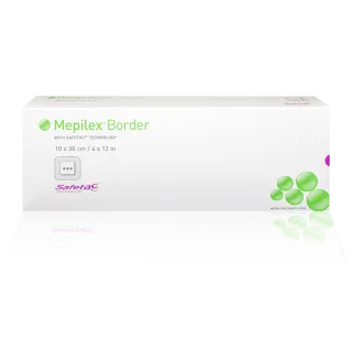 Mepilex Border pansement hydrocellulaire auto-adhésif siliconé