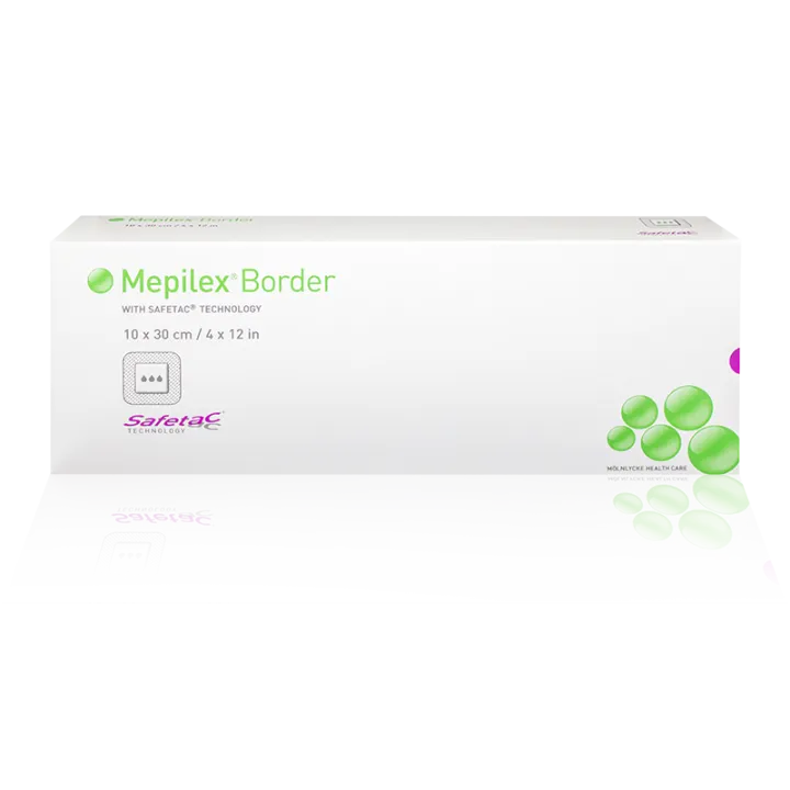 Mepilex Border pansement hydrocellulaire auto-adhésif siliconé