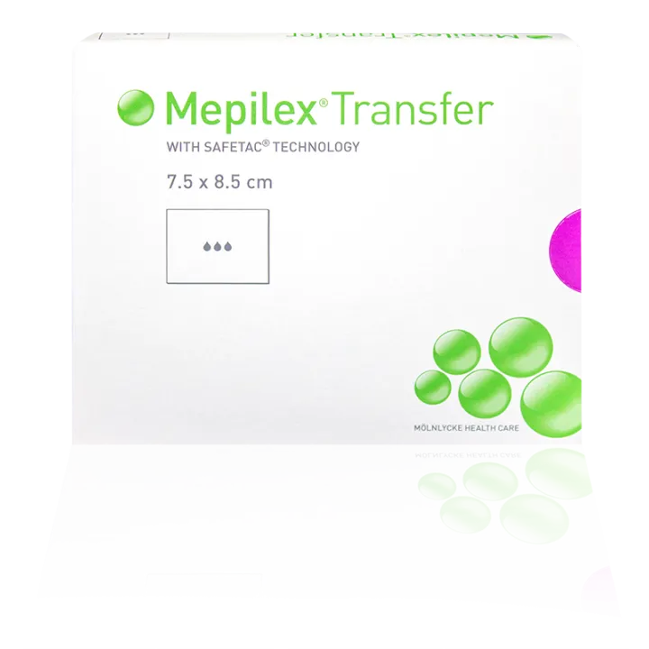 Mepilex Transfer pansement siliconé de transfert des exsudats